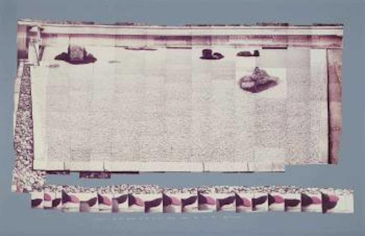 Walking in the Zen Garden at the Ryoanji Temple, Kyoto Feb 1983 #12 by David Hockney