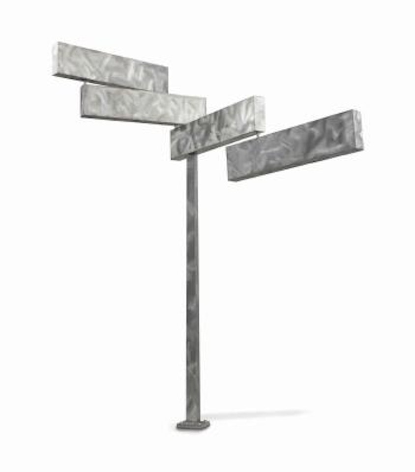 Four Rectangles Jointed Gyratory by George Rickey