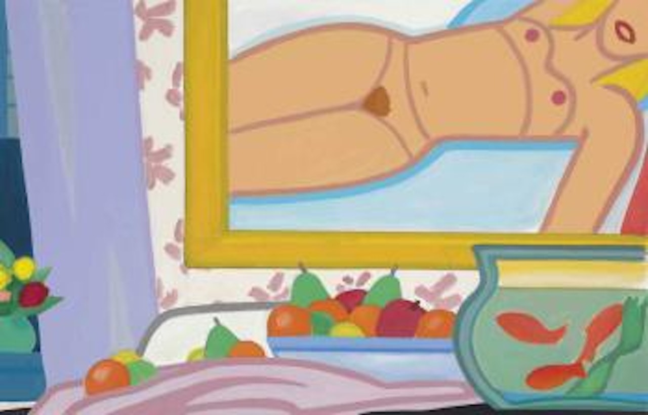 Still Life with Goldfish and Nude by Tom Wesselmann