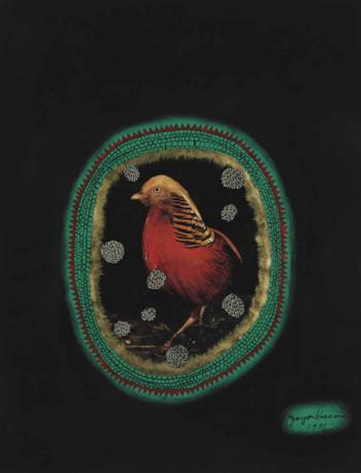 Untitled (The Red Bird) by Yayoi Kusama