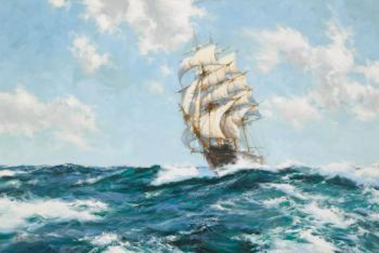 The Grace Ross Slashing Foam by Montague Dawson