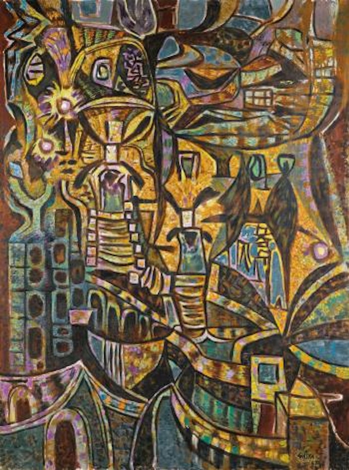 Night Outside a Church by Nicolas Ghika