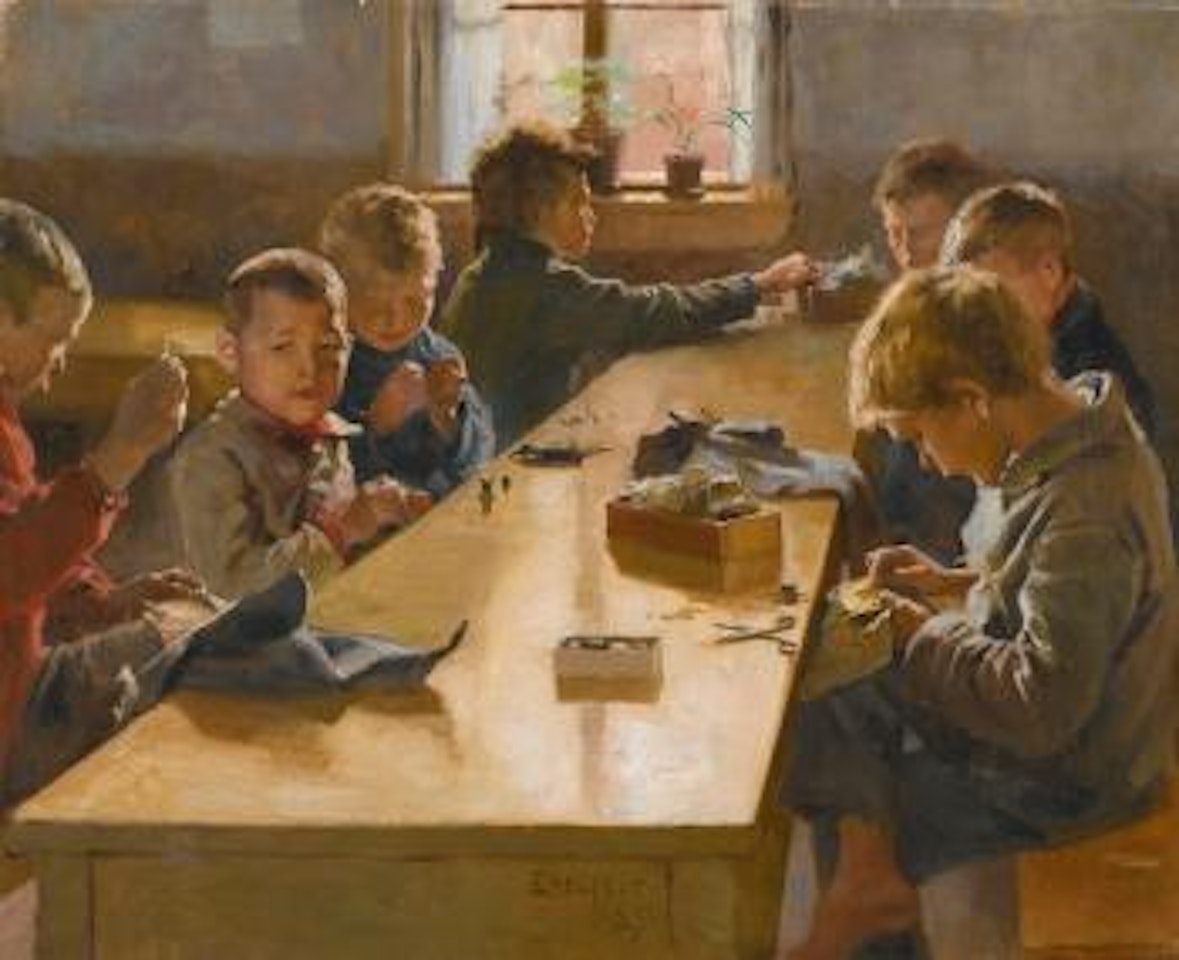 The Boys' Workhouse, Helsinki by Albert Edelfelt