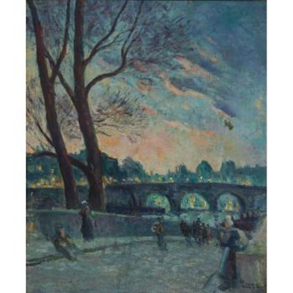 Au Bord de la Seine, le Soir by Maximilien Luce