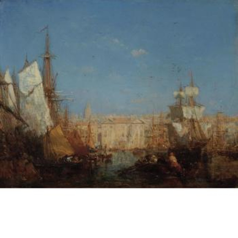 Le Port de Marseilles by Félix Ziem