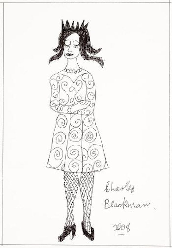 On the town by Charles Blackman