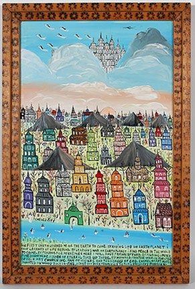 Your first Earth learned me of the Earth to come by Howard Finster