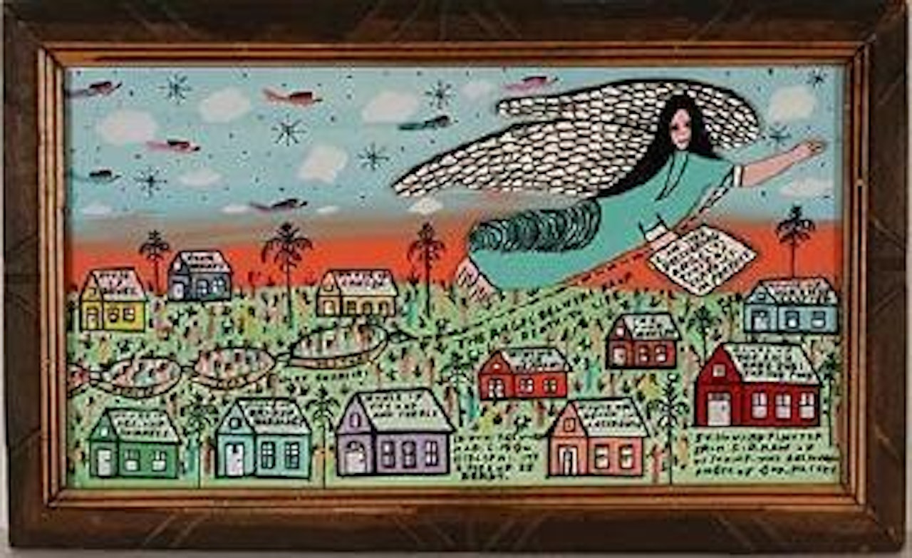 I am the Delivering Angel, #13,965 by Howard Finster