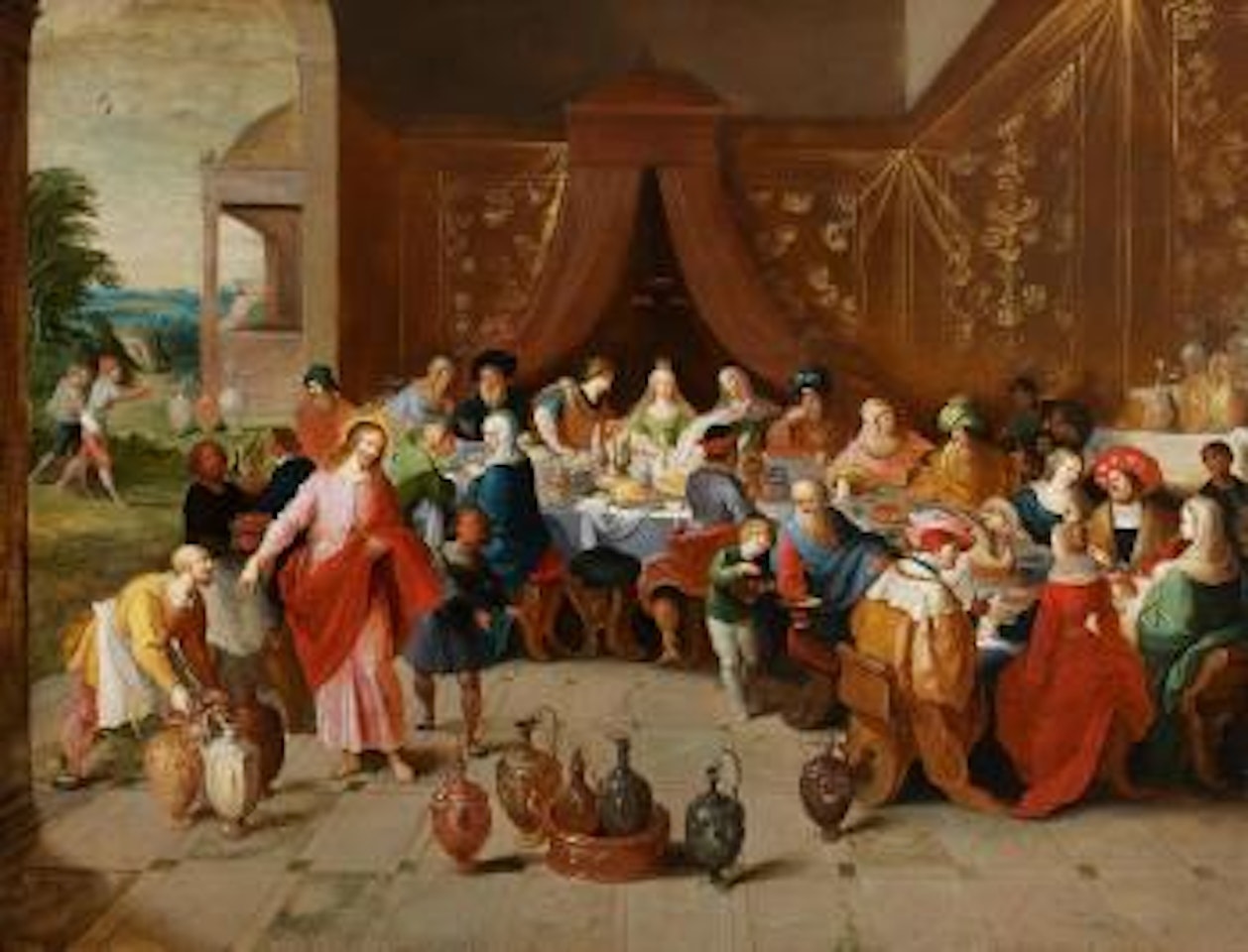 The Marriage At Cana by Frans Francken II