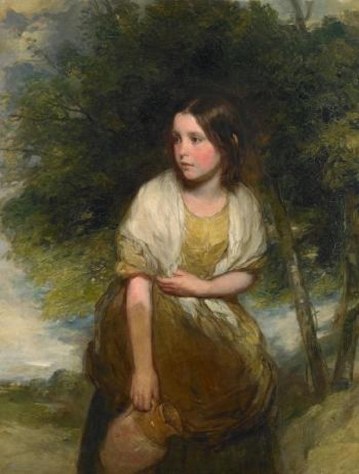 Girl With Jug by English School