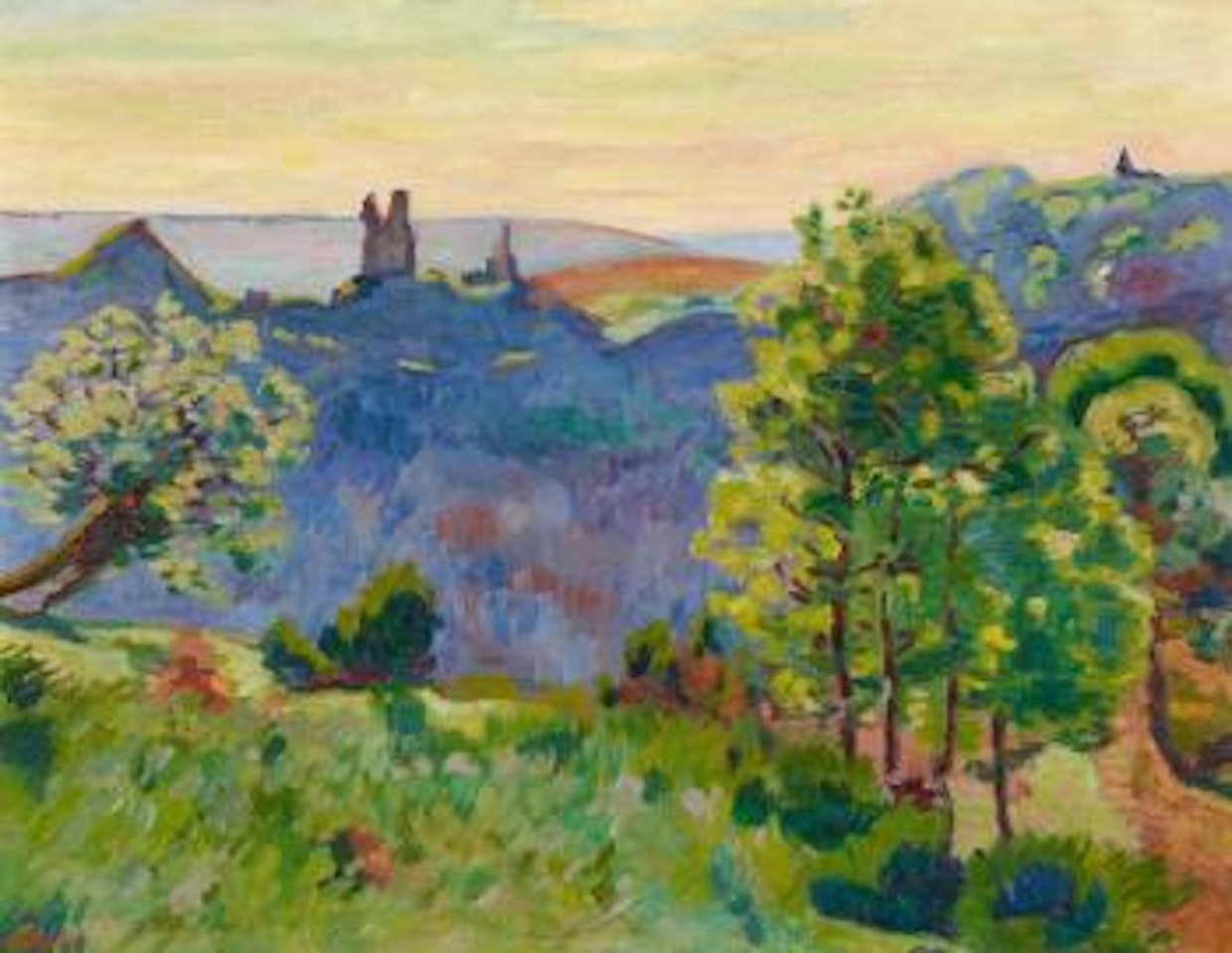 Les Bréjots, Premiers Jours De Mai, Le Matin by Armand Guillaumin