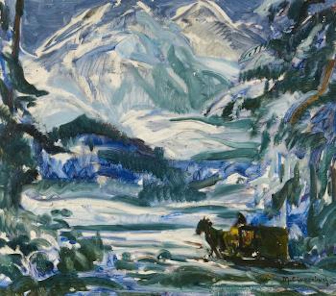 Sleigh Ride From Kitzbühel by Max Clarenbach