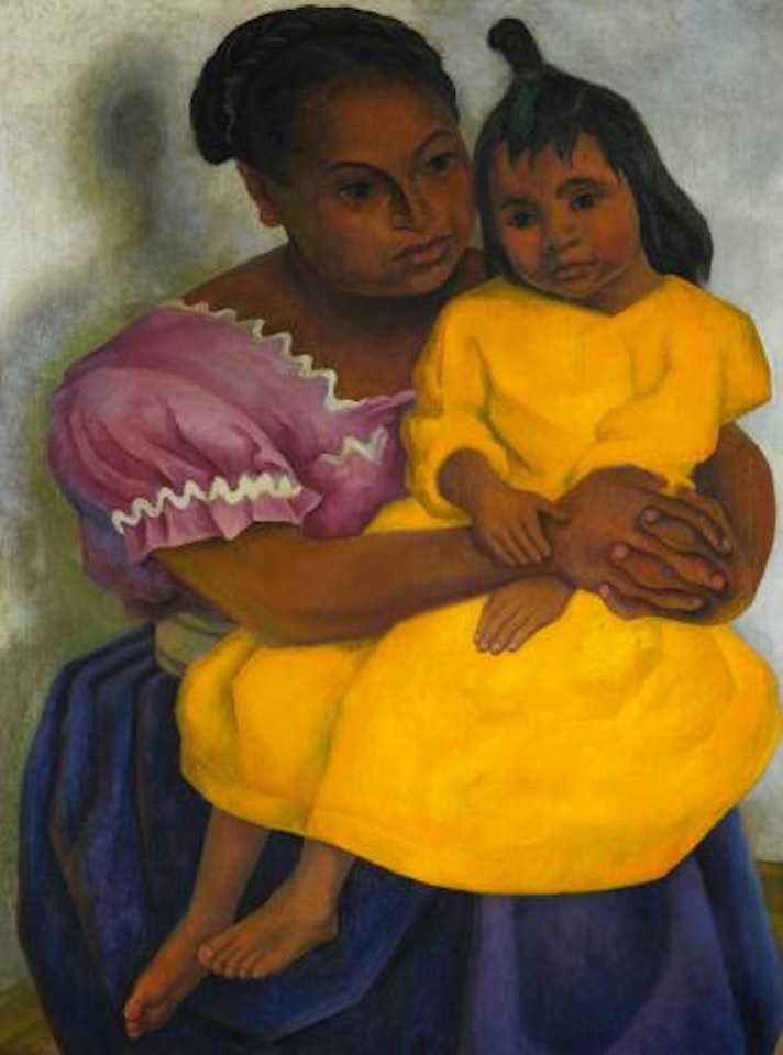 Madre y Niña by Diego Rivera