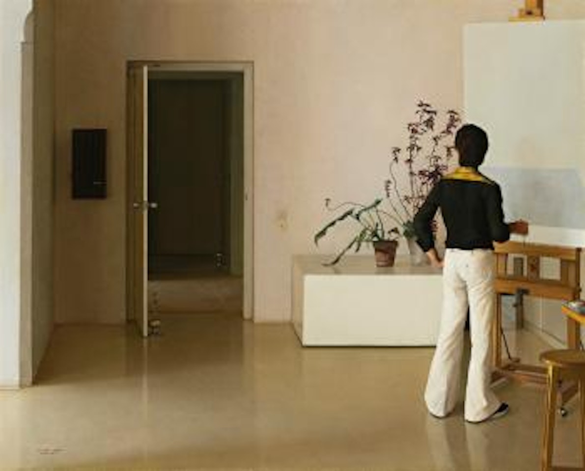 In The Studio by Claudio Bravo