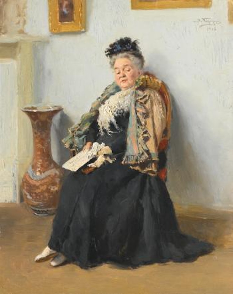 Portrait Of a Noblewoman by Vladimir Makovsky