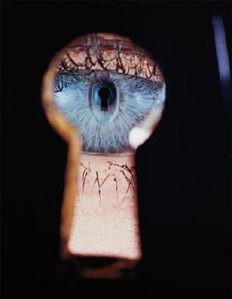 Eye in Keyhole, New York by Irving Penn