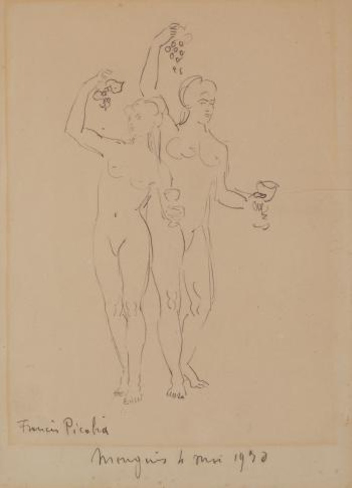 Bacchus et bacchante by Francis Picabia