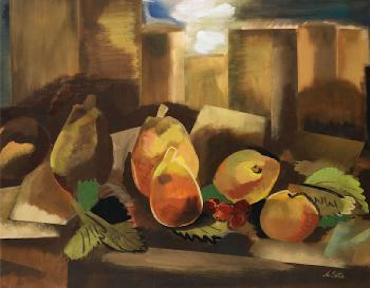 Still Life With Pears by Alexandra Exter