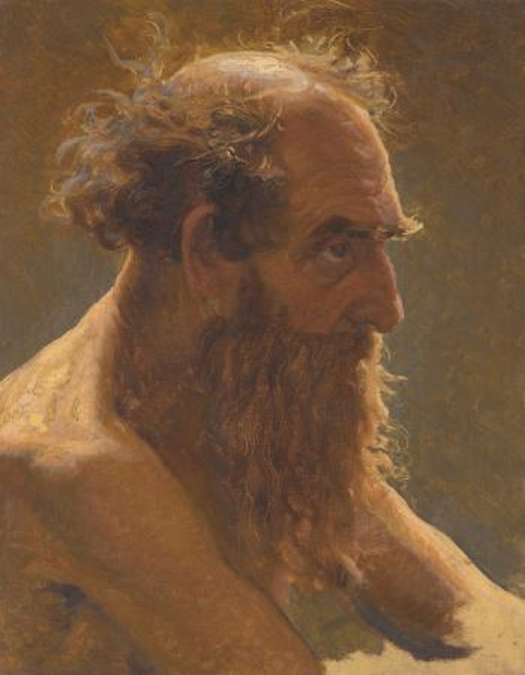 Study For Job And His Comforters by Ilya Yefimovich Repin