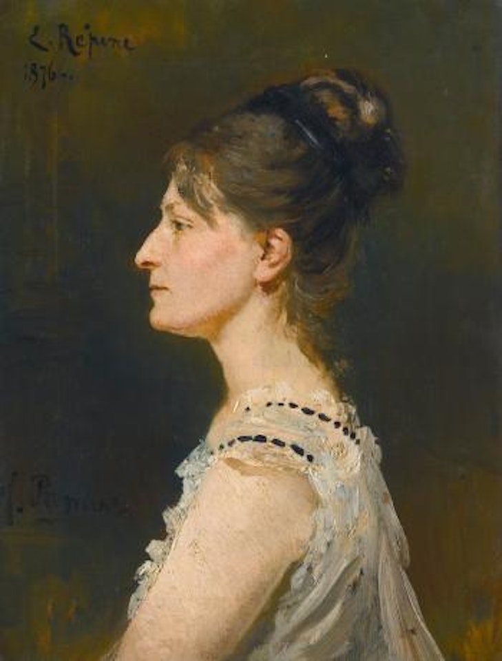 Portrait Of a Lady Said To Be Maria Grigorievna GE (1854-1932) by Ilya Yefimovich Repin