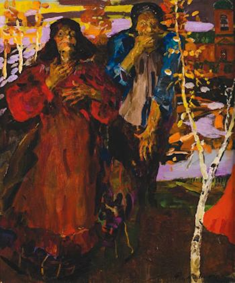 Two Peasant Women by Filip Malyavin