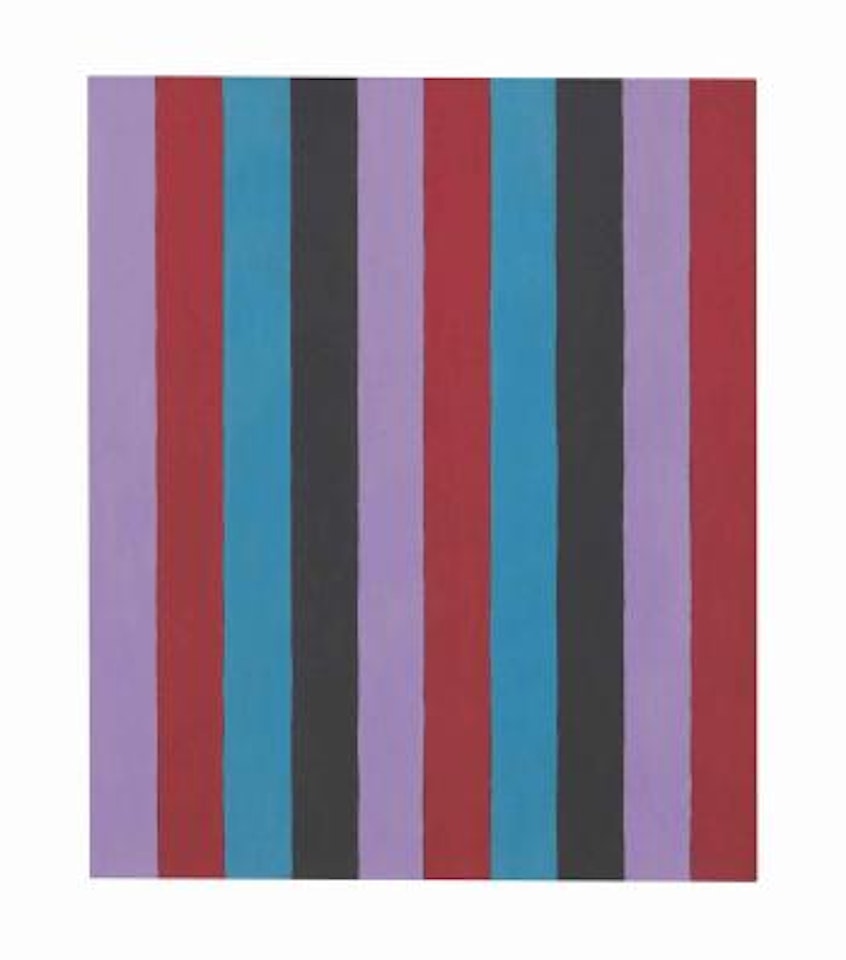 Untitled (Two Inch Stripes) #6 by Sherrie Levine