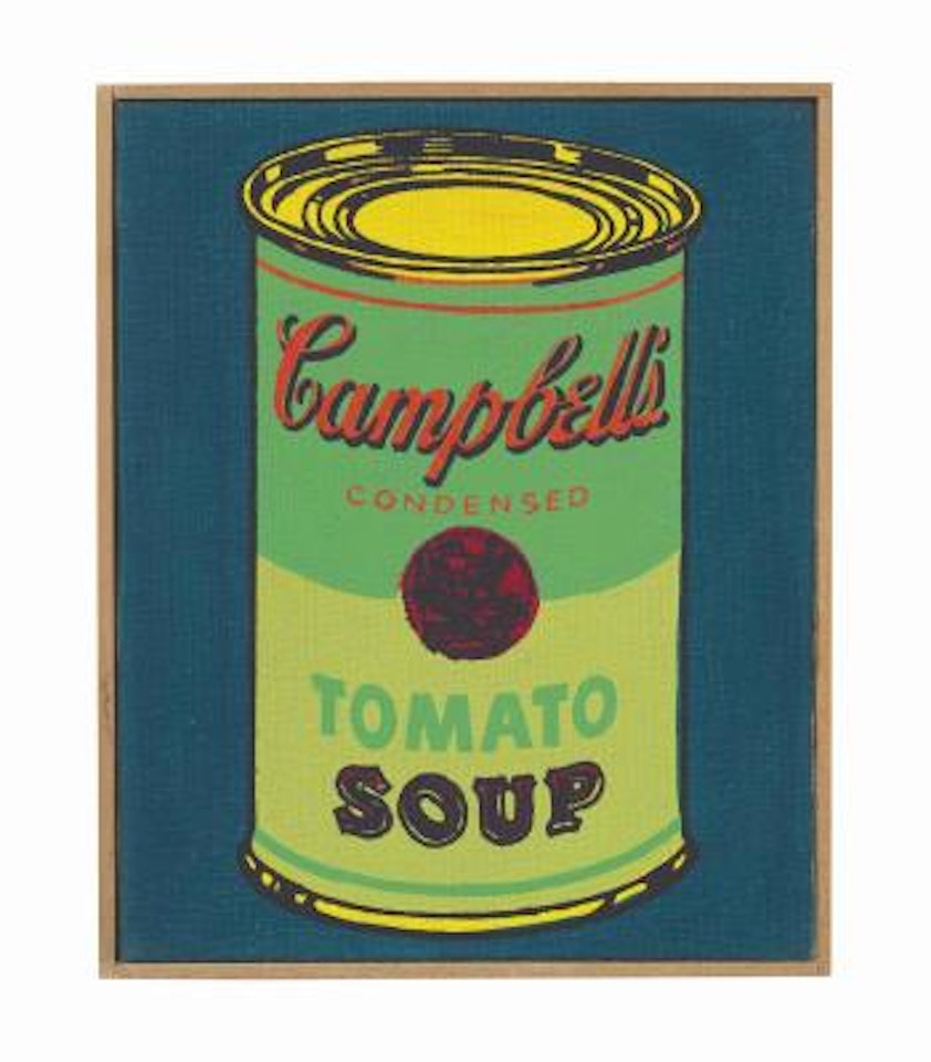 Andy Warhol, "Campbell's Soup Can," 1965 (Green) by Richard Pettibone