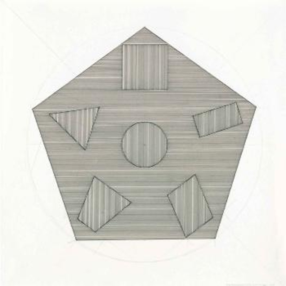 Six Geometric Figures by Sol LeWitt