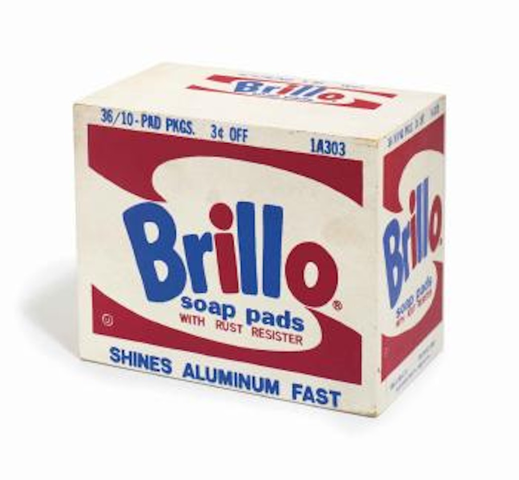 Andy Warhol, "Brillo Box," 1964 (White) by Richard Pettibone