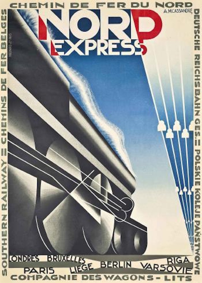 Nord Express by Cassandre (Adolphe Jean-Marie Mouron)