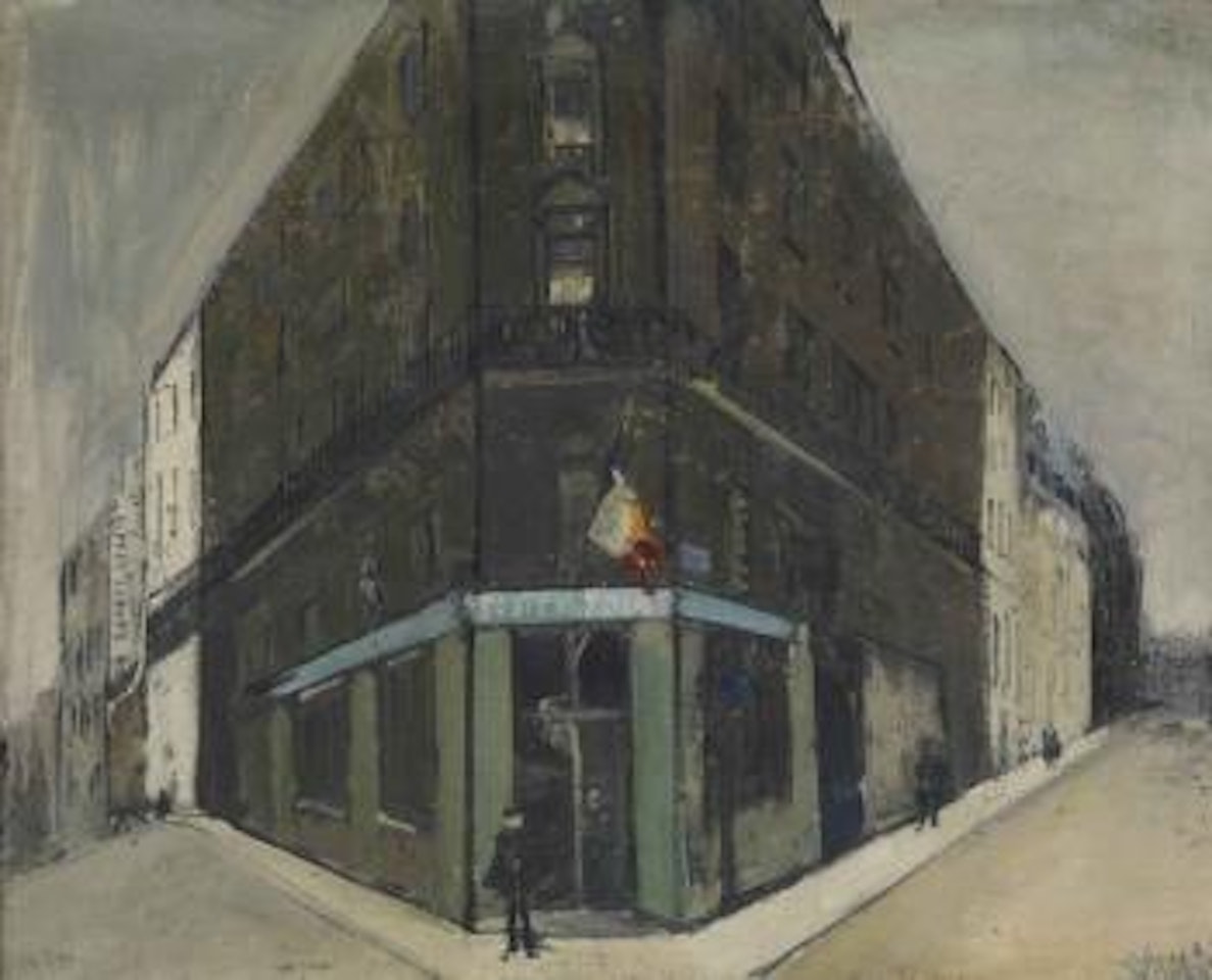 Poste de police in Paris by Willy Guggenheim Varlin