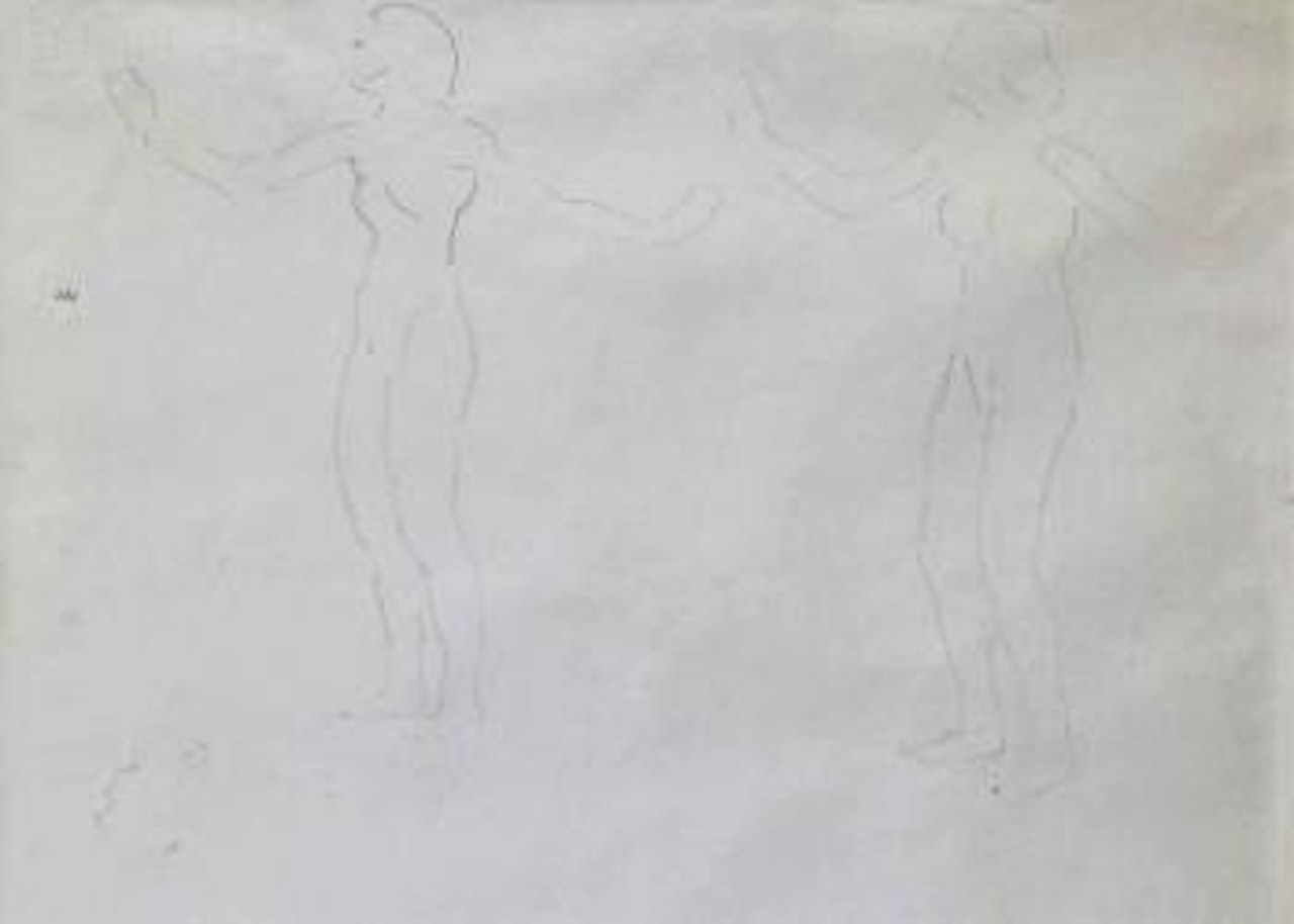 Studie zu 'Floraison' by Ferdinand Hodler