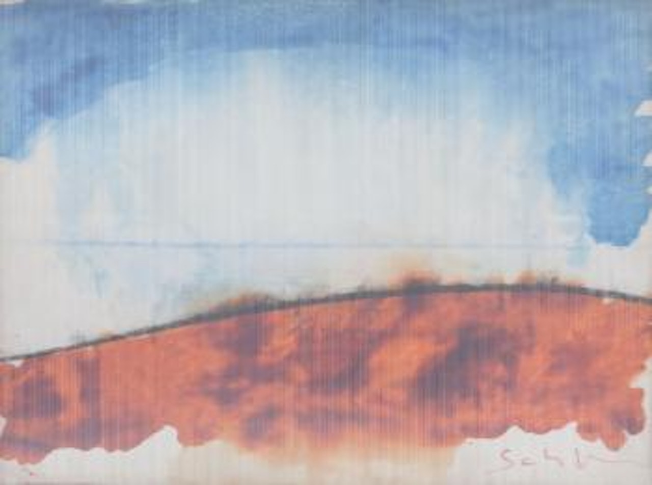 Paesaggio anemico by Mario Schifano