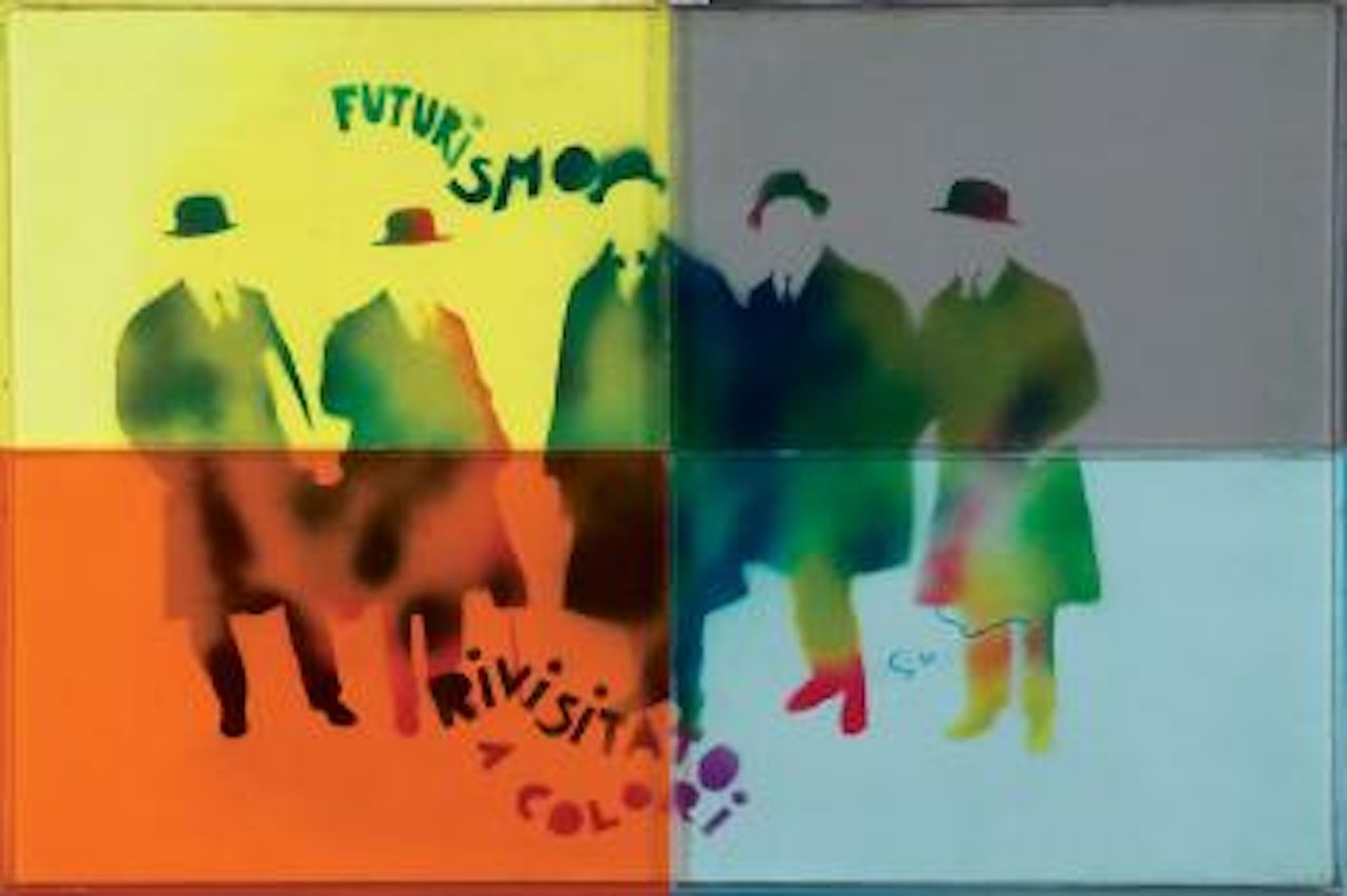Futurismo rivisitato a colori by Mario Schifano