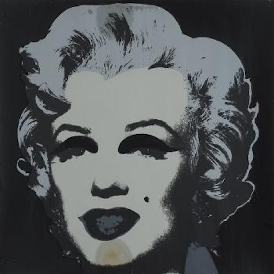 Marilyn Monroe (black Marilyn) by Andy Warhol