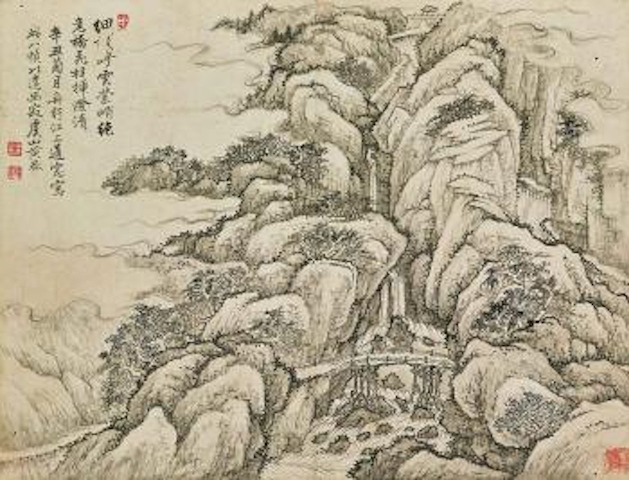 Landscapes by Huang Ding
