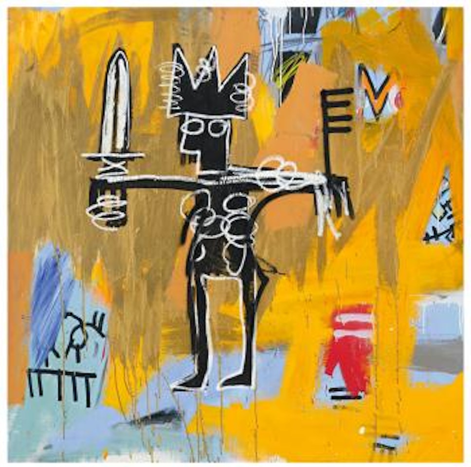 Untitled (Julius Caesar On Gold) by Jean-Michel Basquiat