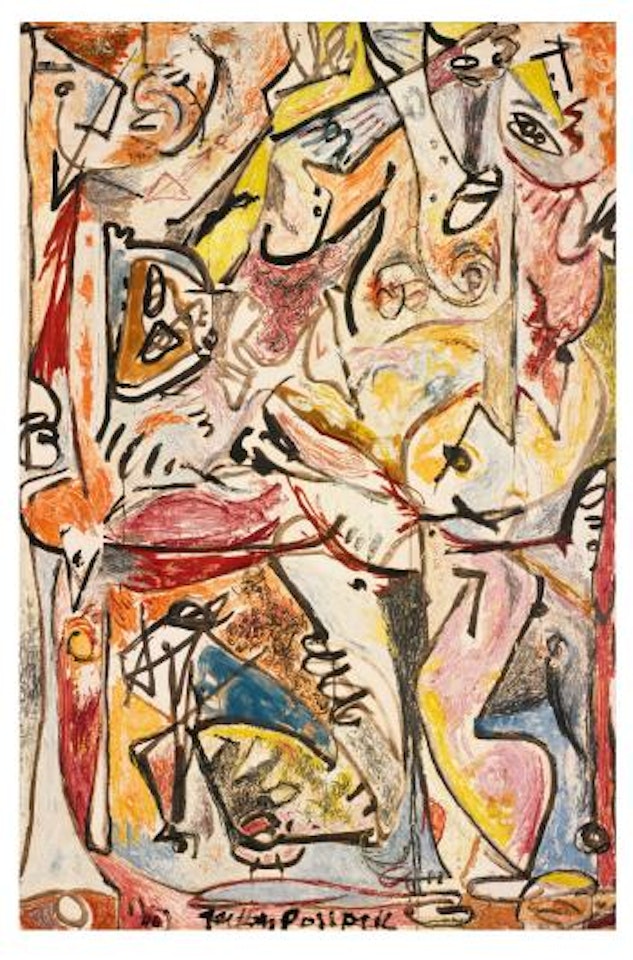 The Blue Unconscious by Jackson Pollock