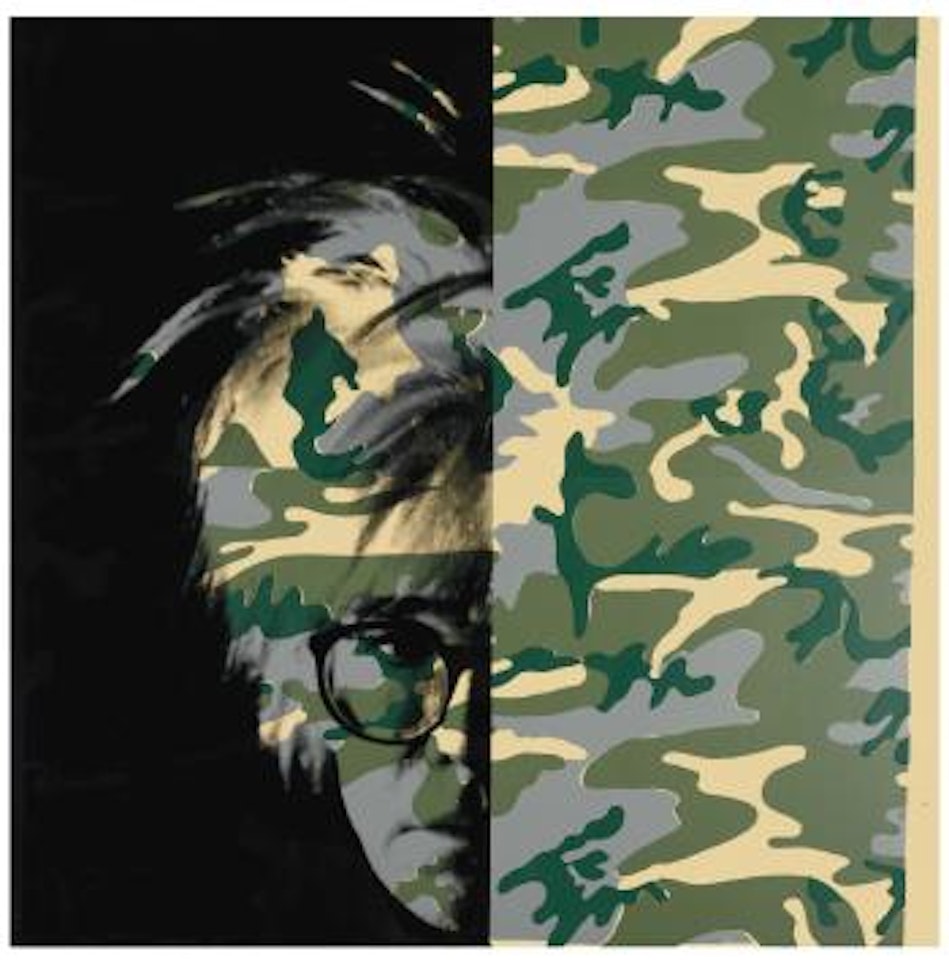 Self-portrait (Camouflage) by Andy Warhol