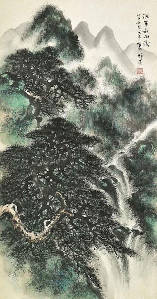 Autumn Landscape after Rain by Li Xiongcai