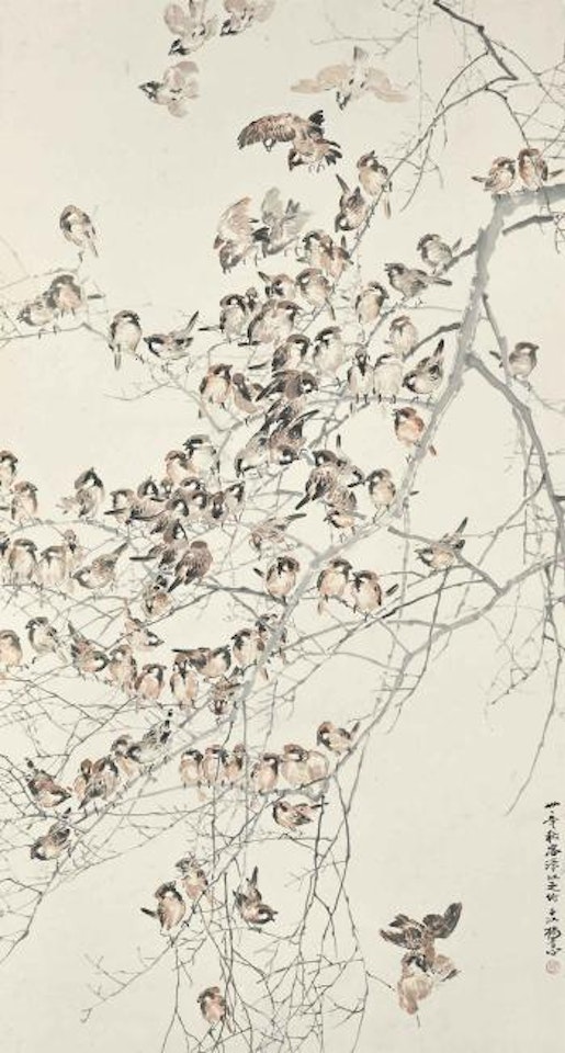 Hundred Sparrows by Yang Shanshen
