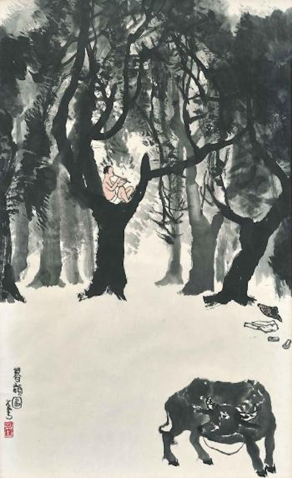 Twilight Rhyme by Li Keran