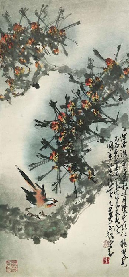 Bird on the Pine Tree by Zhao Shao'ang