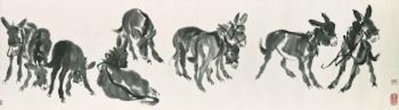 Donkeys by Huang Zhou