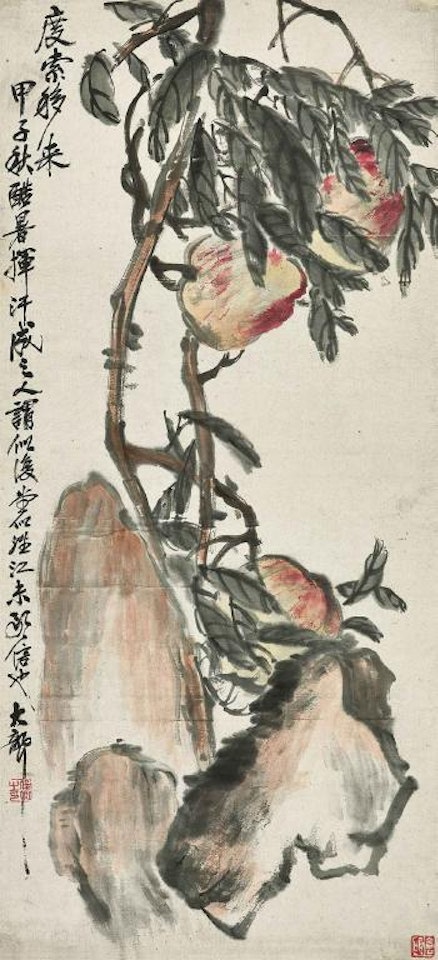 Peaches by Wu Changshuo