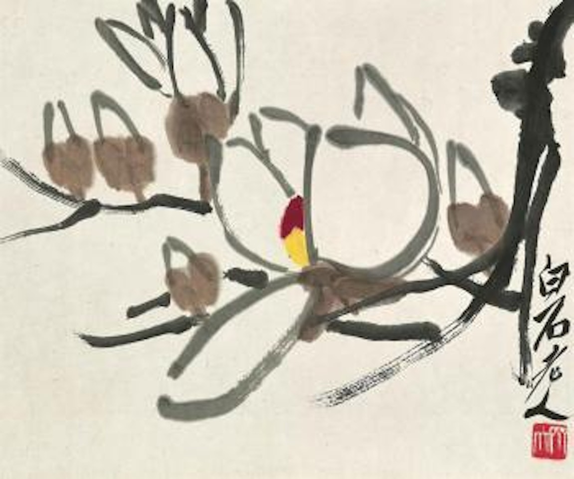 Magnolia by Qi Baishi