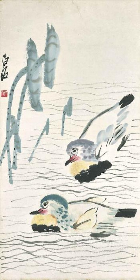 Mandarin Ducks by Qi Baishi