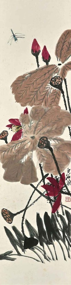 Lotus by Qi Baishi