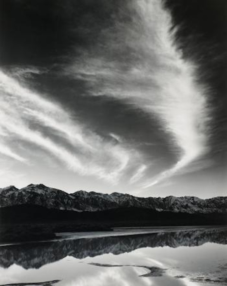 Evening Clouds, East Side Of The Sierra Nevada, California by Ansel Adams