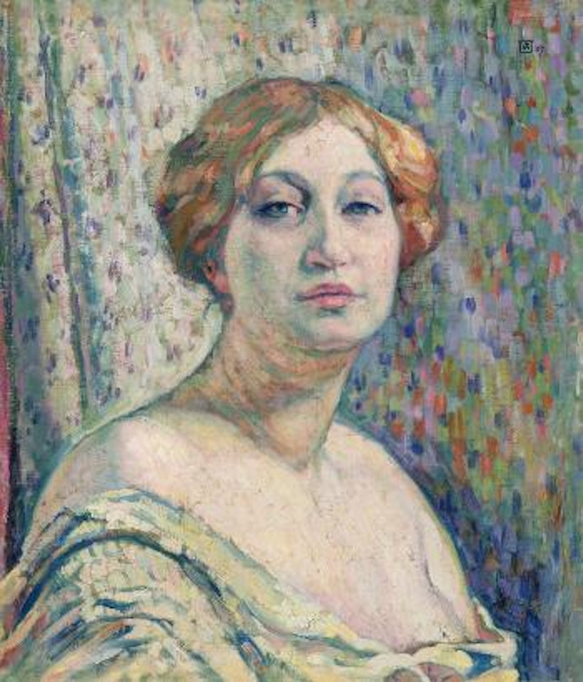Model in buste - Modèle en buste by Theo van Rysselberghe